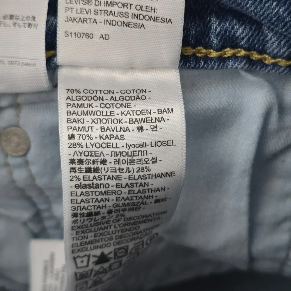 Levis 502 Regular Taper Mens Light Wash Blue Denim Jeans‎ 32x32 29507-0736